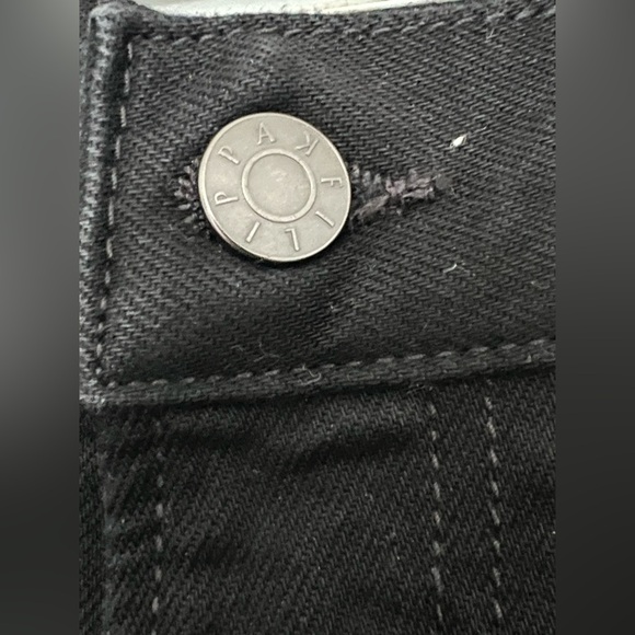 Filippa K Black Designer Tapered Jeans • NWOT • High Rise • Size 27 - Picture 4 of 6